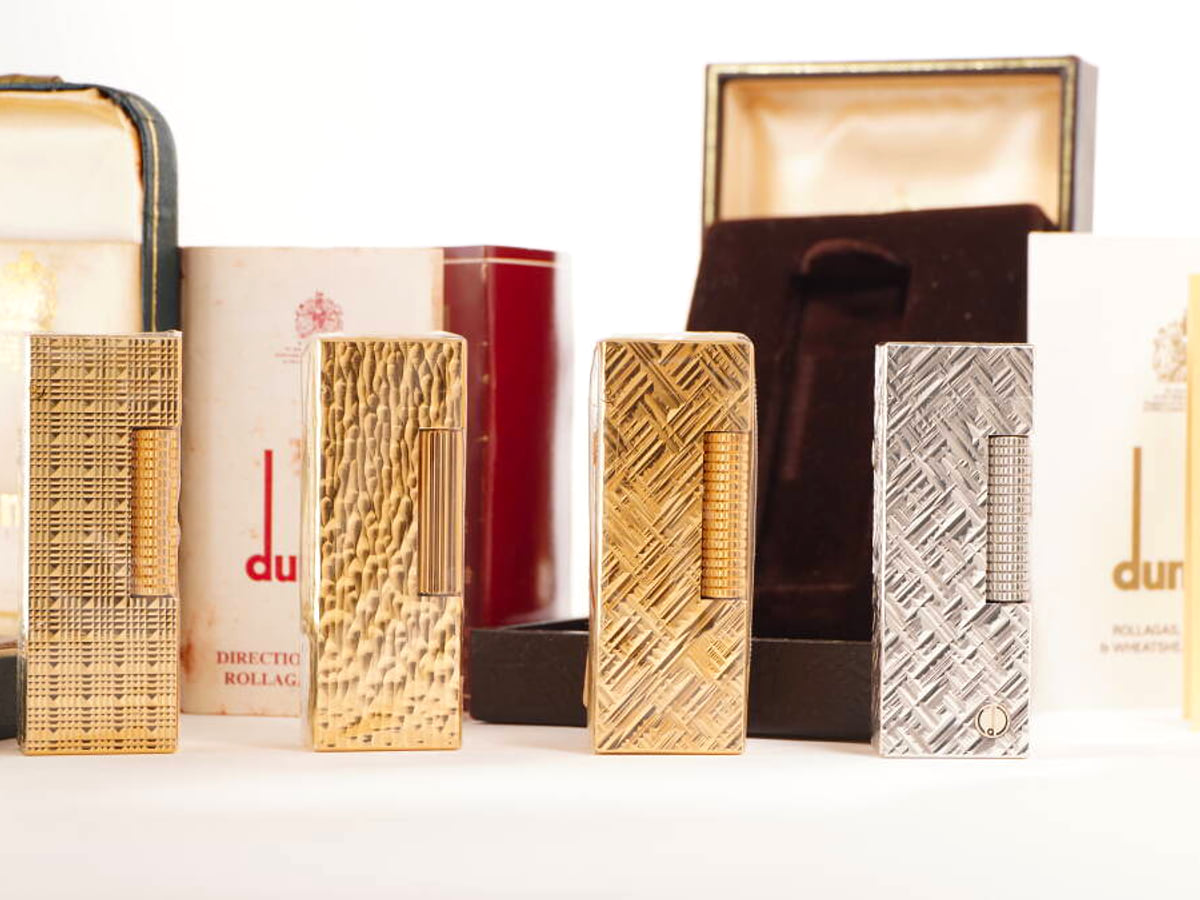 dunhill ダンヒル ガスライター 4点セット ゴールド シルバー 一部箱付