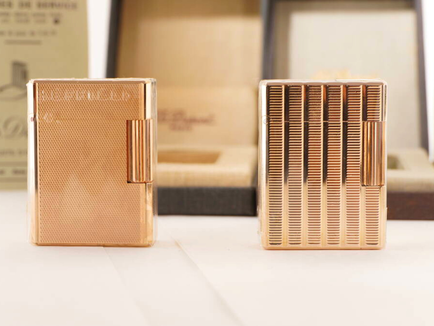 S.T.Dupont エステーデュポン L1 小型 ガスライター 2点セット 元箱付