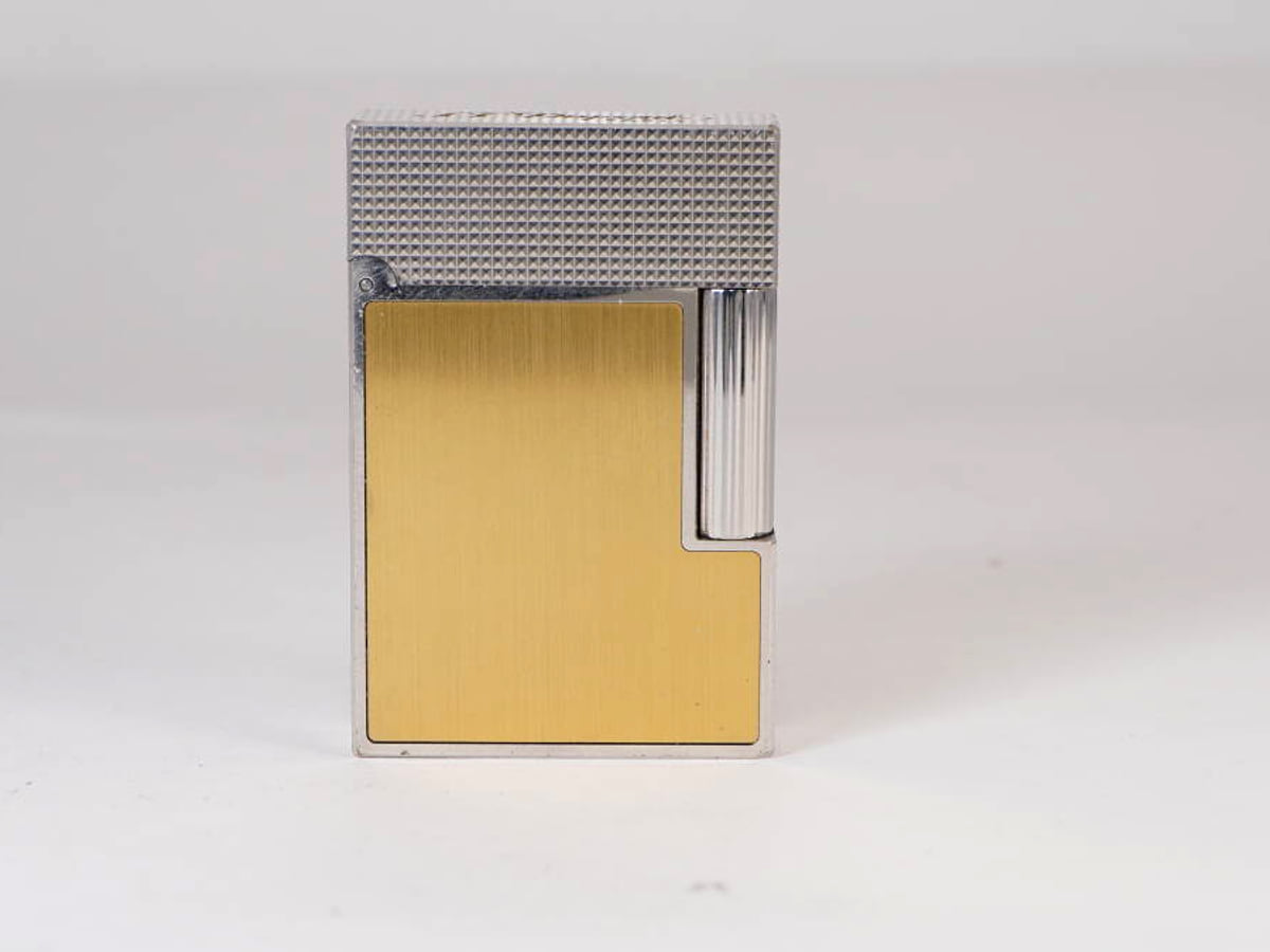 S.T.Dupont エステーデュポン ガスライター ライン2系 中型 喫煙具 動作未確認 現状品
