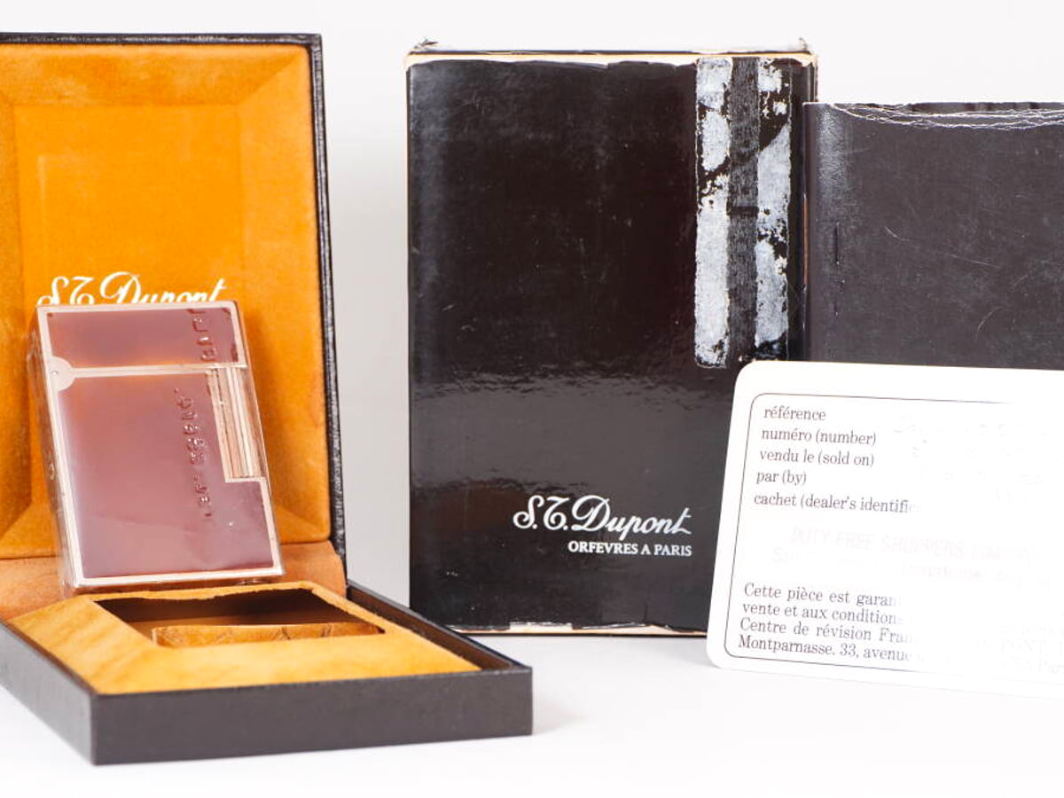 S.T.Dupont デュポン ガスライター L2系 中国漆調 現状品