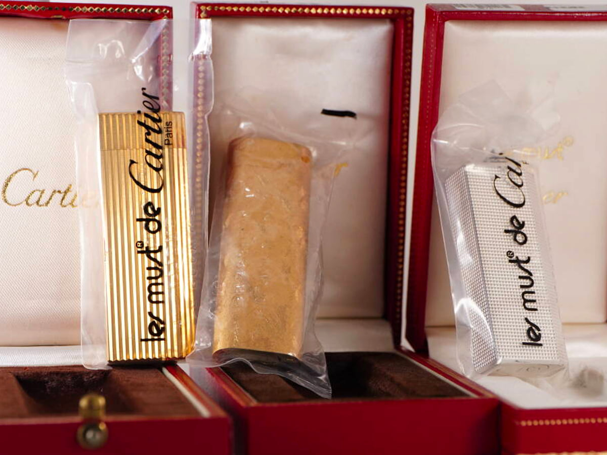 Cartier カルティエ ガスライター 3点セット 原箱付 ゴールドカラー シルバーカラー 各種デザイン 現状品