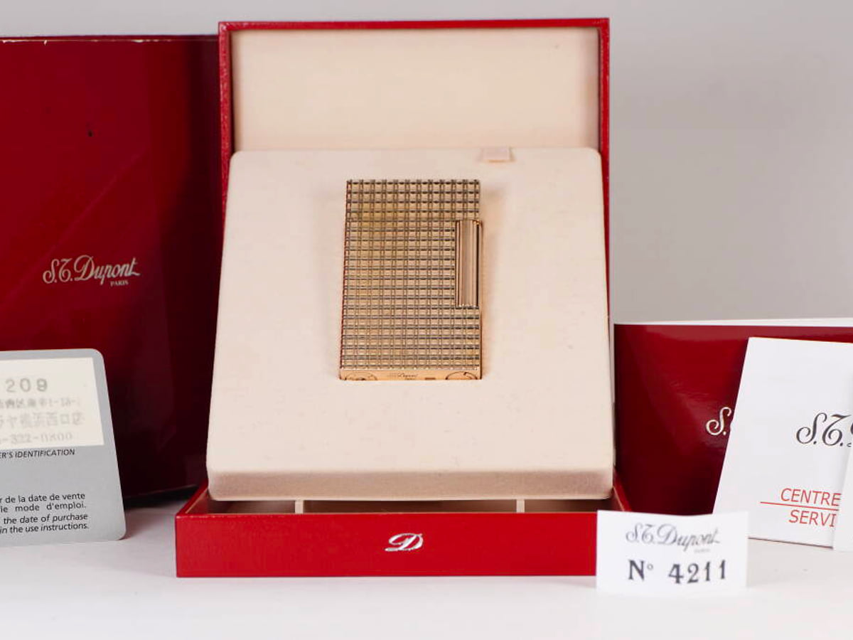 S.T.Dupont エステーデュポン ガスライター ライン2系 大型 喫煙具 動作未確認 現状品