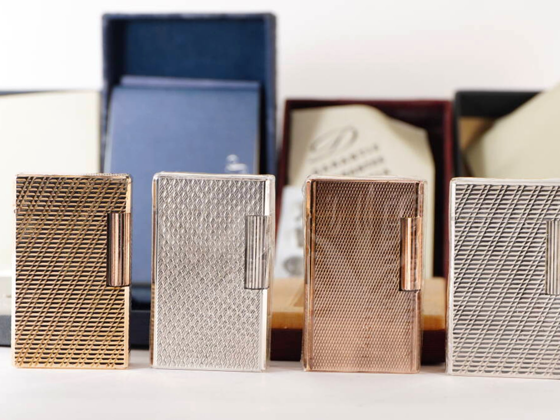 S.T. Dupont エス・テー・デュポン L1 ガスライター 4点セット 大サイズ 原箱付 各種デザイン