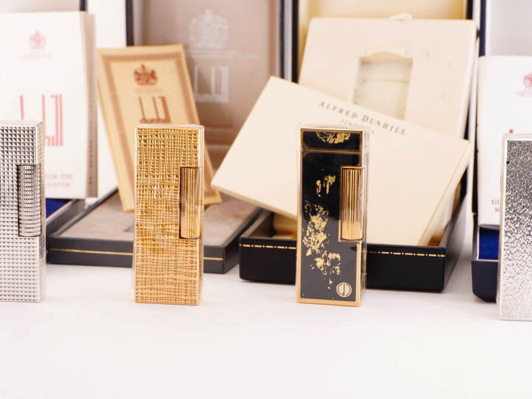 dunhill表記 ライター 4点まとめ 箱・書類付き 未確認 ジャンク品